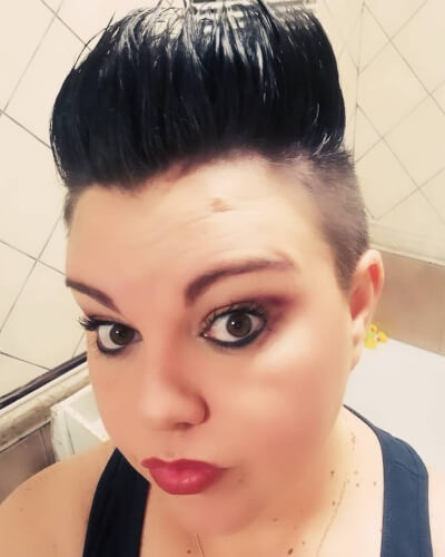 Pompadour Pixie Undercut Hairstyle for Side and Back Thinning