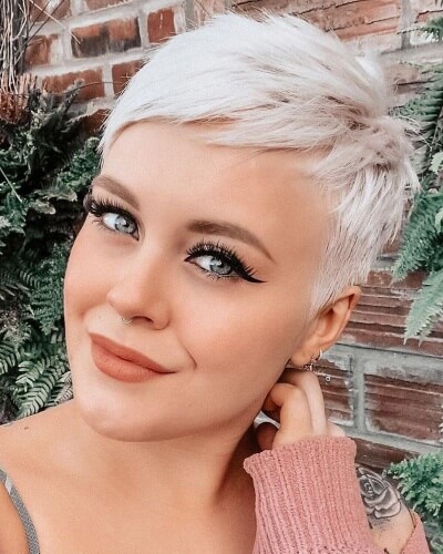 Super Short Pixie Cut with Textured Layers Short Hairstyles for Fine Hair