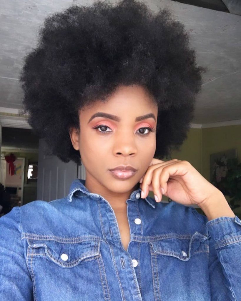 Natural Afro Hairstyle for Kinky Hair Hairstyles for Heart Shaped Faces
