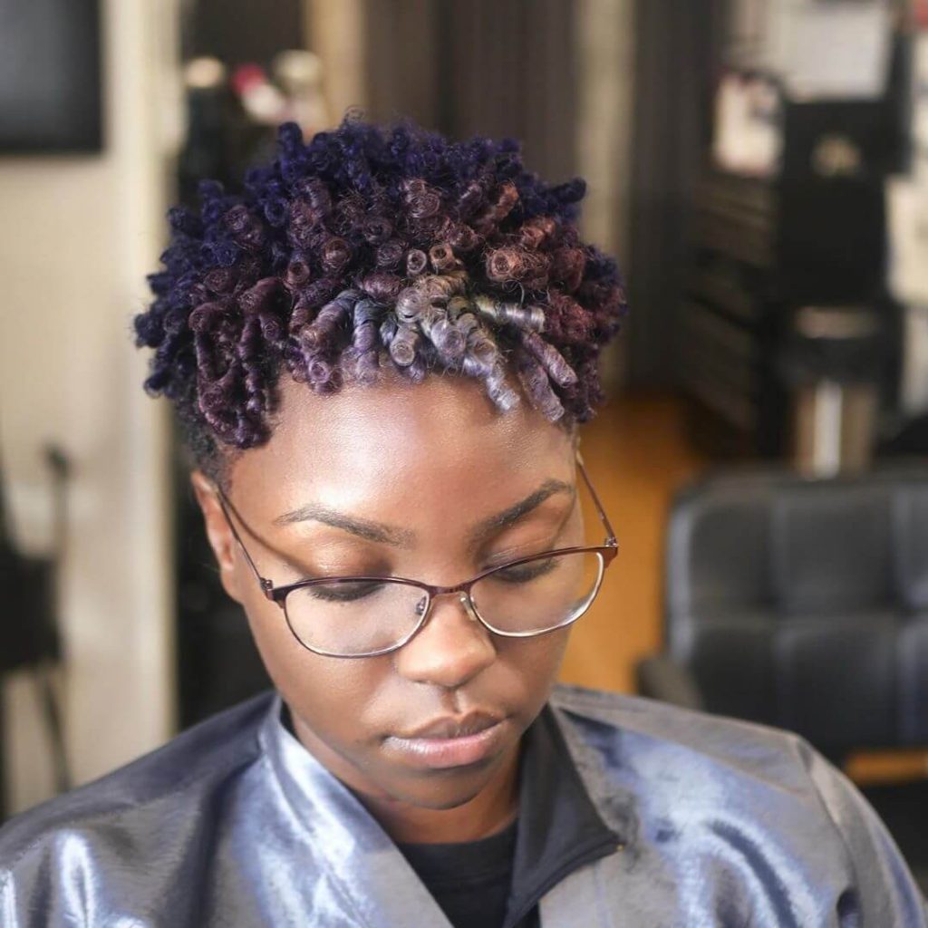 Tight Coils Short Hairstyle for Natural Hair