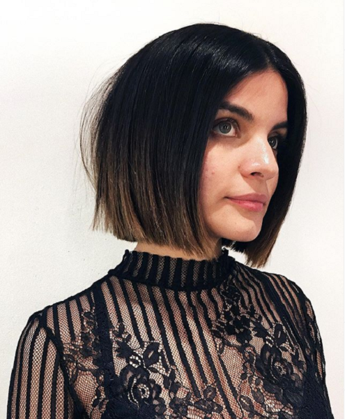 Chin-Length-Middle-Parted-Sleek-Bob