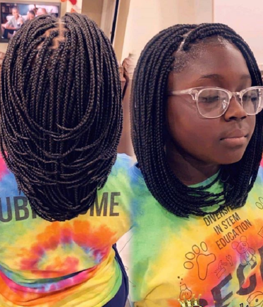 Braided Bob Hairstyle for Black Women