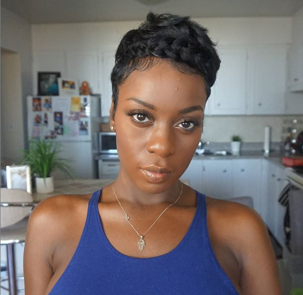 Braided Pixie Haircut for Black Women