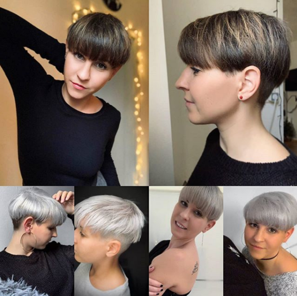 Bowl Cut with Side and Nape Undercuts