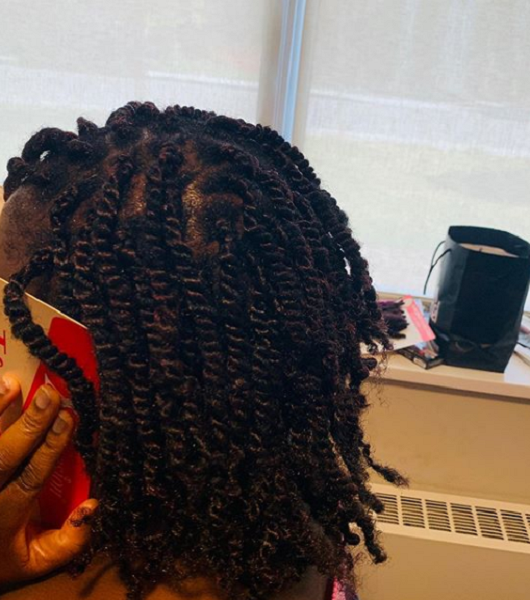 Short & Messy Senegalese Twists