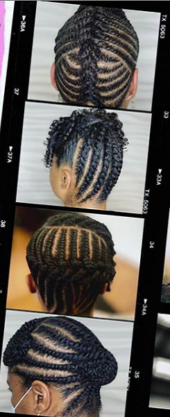 Kinky Twists Short Up Dos (4 styles)