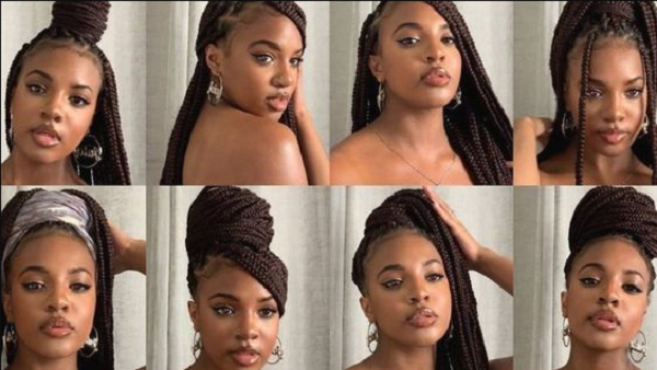 Kinky Twists Up Dos with and without Accessories (4 styles)