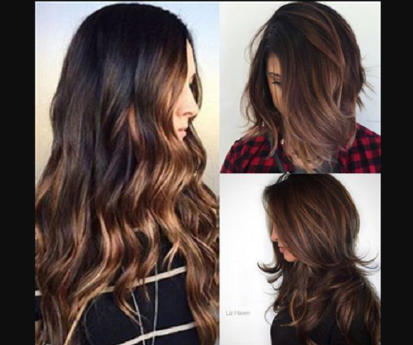 Light Chestnut Hair Color with Lighter Ends and Highlights (3 ideas)