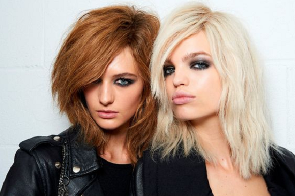 Rock Chick Side-Parted Medium-Length Hairstyles (2 ideas)