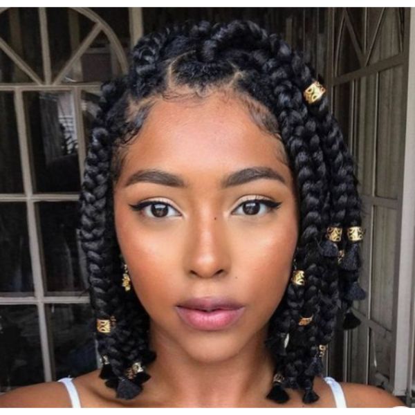 Braids For Short & Curly Hair