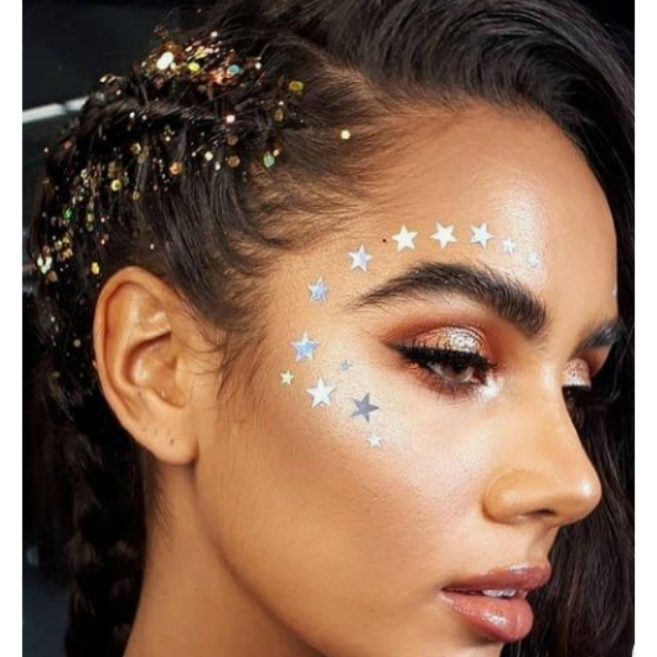 Starry Night Inspired Look For Short Hair 